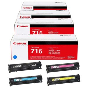 کارتریج کانن مدل Canon 716 پک 4 عددی طرح درجه یک