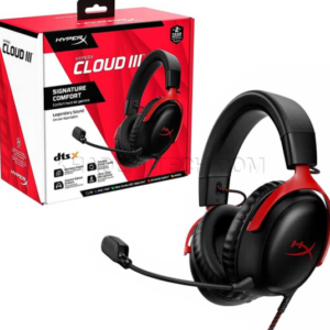 هدست سیم دار گیمینگ هایپر ایکس مدل HYPERX CLOUD III مشکی قرمز